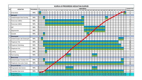 Kurva S Laporan Progress Persentase Kegiatan Survei Part 2 End YouTube