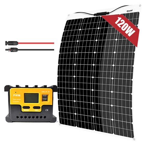 120w 12v Pannello Solare Flessibile Kit Monocristallino Moduli Con