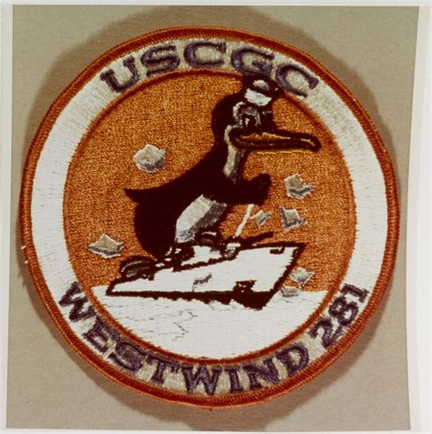 Nh 88197 Kn Insignia U S Coast Guard Cutter Westwind Wagb 281