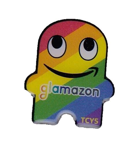 Amazon Peccy Glamazon Diagonal Rainbow Tcy Tracy Ca Employee Pin