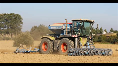 Claas Xérion Saddle Trac Lemken Solitair 10 Seeding 2k11 YouTube