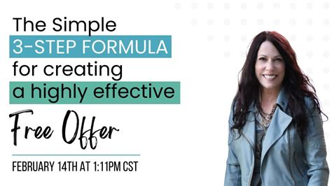 The Simple Step Formula For Creating A Highly Effective Free Offer