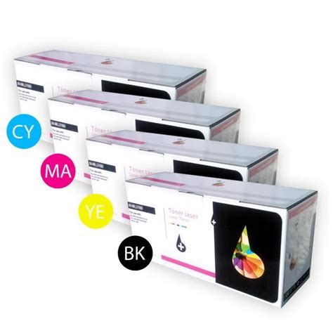 Aye Consumibles Lot De X Cartouches De Toner Couleurs Assorties