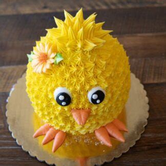 Carved Easter Chick Cake Three Brothers Bakery