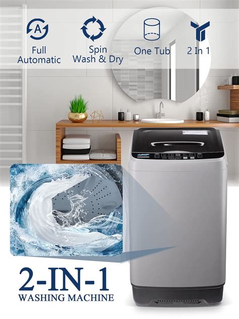 Ggtb Compact Washing Machine Lbs Capacity Cu Ft Portable