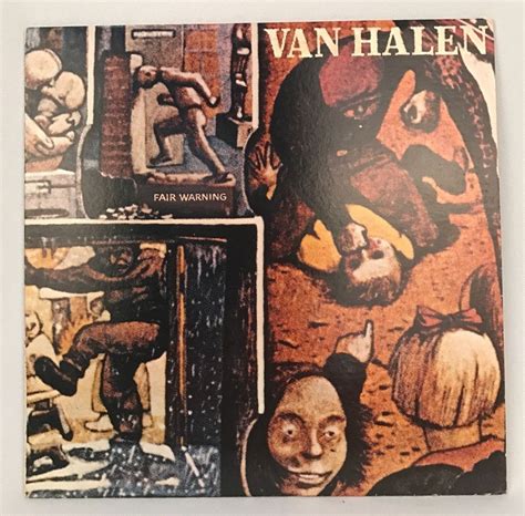 Van Halen Fair Warning 1981 Vinyl Record Warner Bros Van Halen Fair