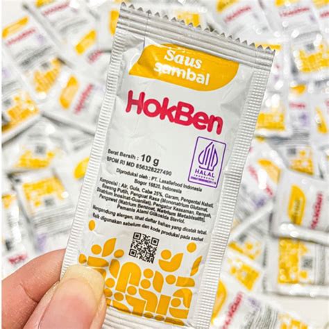 Jual SAUS SAMBAL HOKBEN SACHET G SPICY HOT HOKA HOKA BENTO EXP Shopee Indonesia
