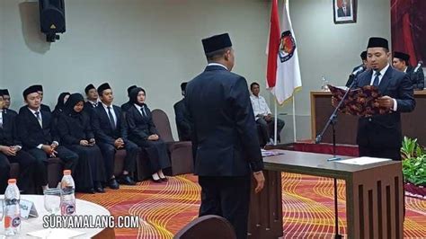 KPU Kota Batu Lantik 15 Panitia Pemilihan Kecamatan Untuk Pilwali 2024