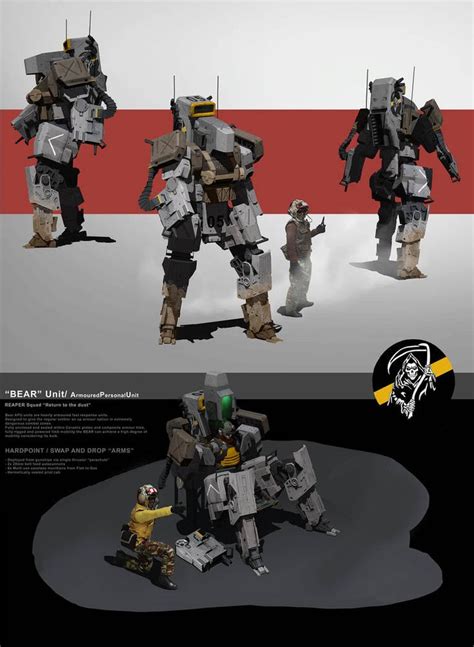 Bear Apu By Sttheo On Deviantart Robot Concept Art Armor Concept