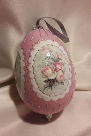 Stylizowana Pisanka Wielkanocna Decoupage Easter Egg Decoupage