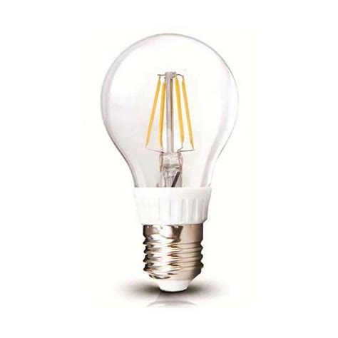 Lampadina LED Filamento A60 6W E27 Bianco Caldo 2700K