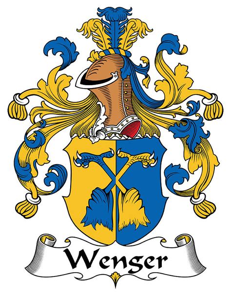 Wenger Coat Of Arms German Digital Art By Heraldry Pixels