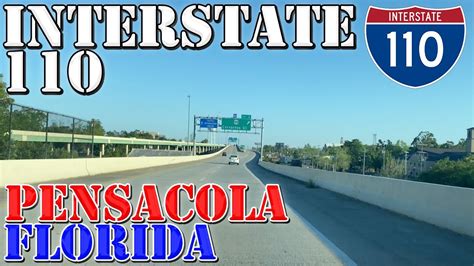 I 110 South Pensacola Florida 4k Highway Drive Youtube