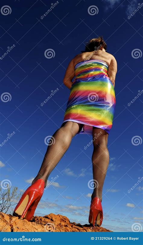 Mature Woman In Nature Stock Photo Image Of Outback 21329264