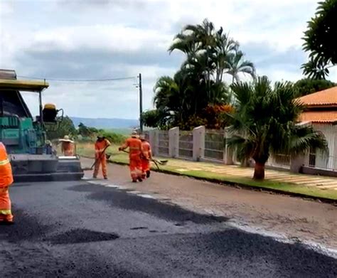 Engenheiro BeltrÃo Garbim Acordou Cedo Para Acompanhar Obras De Micropavimento Na Avenida Ivaí