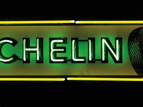 Michelin Neon Sign The Bruce Weiner Microcar Museum Rm Sotheby S