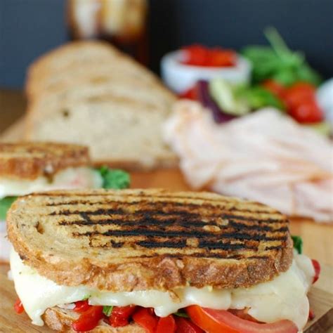 Mediterranean Turkey Hummus Panini A Cedar Spoon