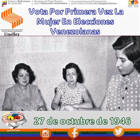 Fecha En Que Las Mujeres Venezolanas Votaron Por Primera Vez En Unas