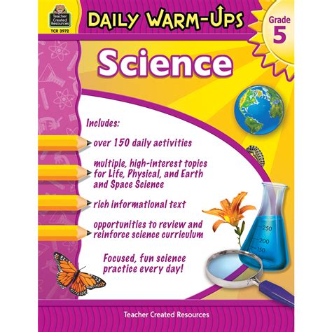 Daily Warm Ups Science Grade 5 Tcr3972 Teacher Created Resources