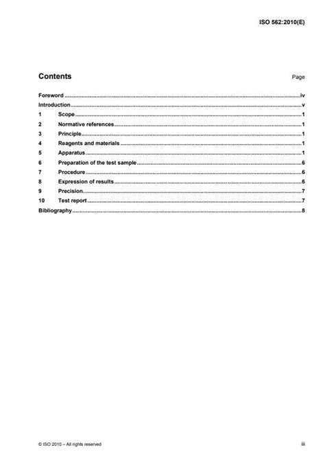 ISO 562 2010 Hard Coal And Coke Determination Of Volatile Matter