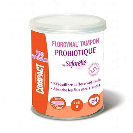 Saforelle Florgynal Tampons Probiotique Mini Bo Te De Avec