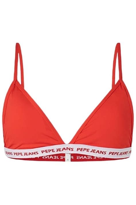BIUSTONOSZ BIKINI DAMSKI PEPE JEANS PLB10372 CZERWONY