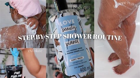 Step By Step In Depth Shower Routine 2022 Feminine Hygiene