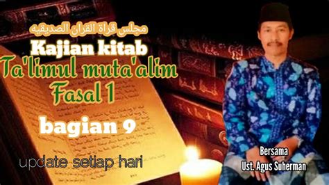 Kitab Ta Limul Muta Alim Bahasa Sunda Pasal Bagian Ust Agus