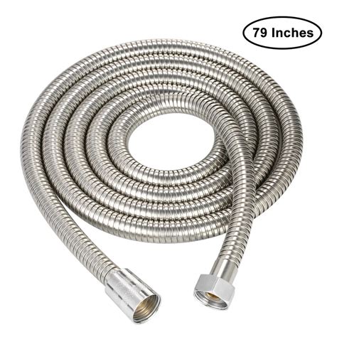 Shower Hose Flexible Stainless Steel Tube Handheld Shower Head Extra