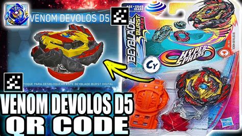 Qr Code Venom Devolos D Beyblade Burst Rise App Youtube