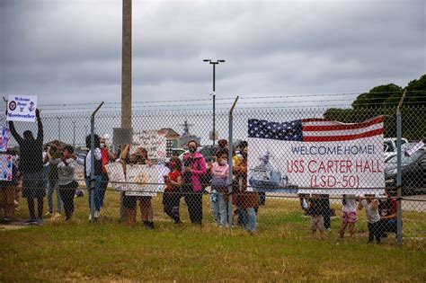 Dvids Images Uss Carter Hall Returns Home From Deployment Image 7