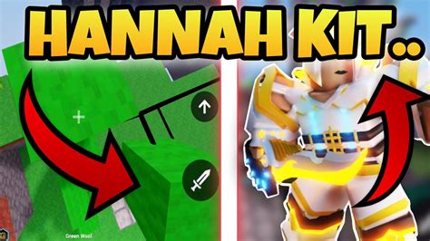 DESTROYING EVERYONE With The HANNAH KIT On MOBILE Roblox BedWars