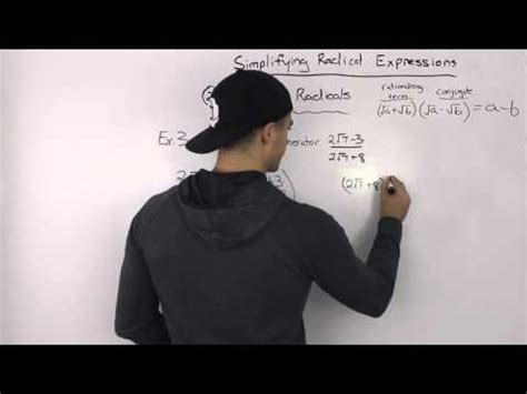 Rationalizing Radical Expressions Two Term Radicals Example Quizalize