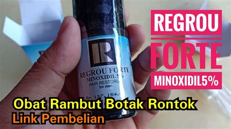 Regrou Forte Minoxidil Obat Rambut Rontok Botak Khusus Laki Laki