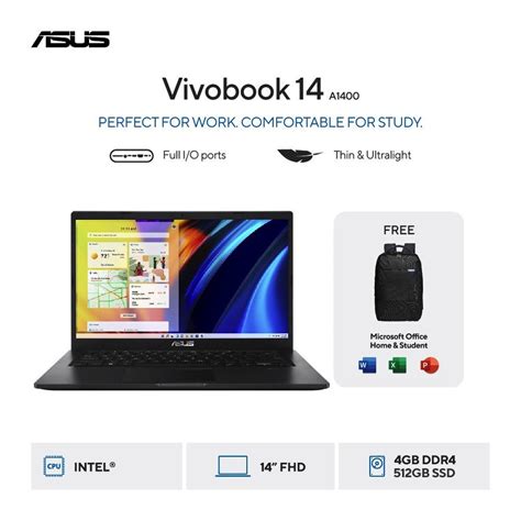 Jual Asus Vivobook A Ka Fhd Intel Celeron N Gb Ssd Gb