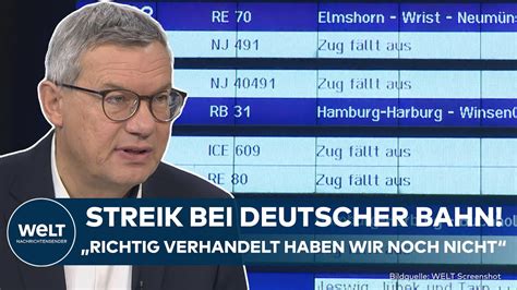 Deutsche Bahn Ausf Lle Und Versp Tungen Gdl Ruft Zu Warnstreik In