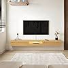 Amazon Bixiaomei Floating Tv Stand With Led Lights Wall