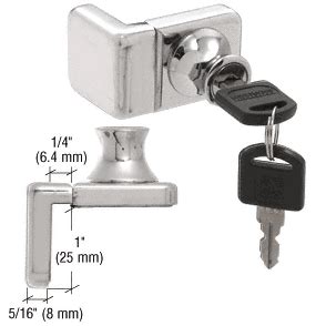 Cerradura De Pegamento Para Vitrinas GLAS LLAGA