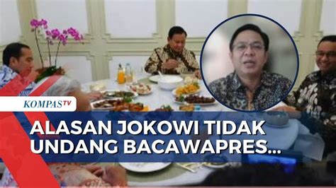 Begini Kata Pengamat Politik Soal Jokowi Undang Makan Siang Tiga