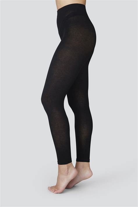 Swedish Stockings Alice Cashmere Leggings Black Rum Amsterdam