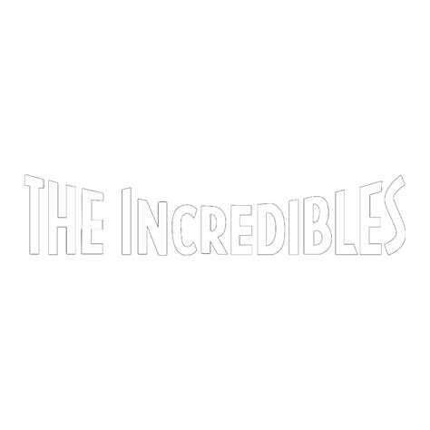 The Incredibles Logo White by SonicFan8635 on DeviantArt