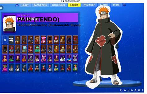 Fortnite X Naruto Skins