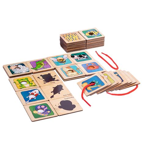 Wooden Matching Game Toy 1 Set Of Wooden Enlightenment Matching Puzzle