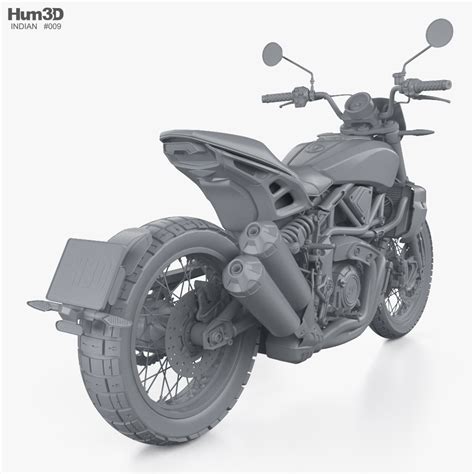 Indian FTR1200 Rally 2024 3D model - Download Motorcycle on 3DModels.org