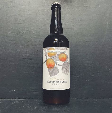 Fated Farmer Peach Trillium Wild Ale Usa Vegan Brew Cavern