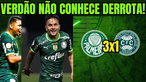 Grande Vit Ria Do Palmeiras Verd O N O Conhece Derrota Palmeiras