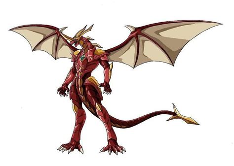 Helix Dragonoid Bakugan Battle Brawlers Dragon Artwork Fantasy Dragon