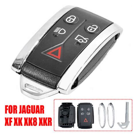 Remote Car Key Shell Case Fob 5 Button For Jaguar X Type S Type XF XFR