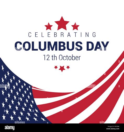 Happy Columbus Day Design Vector Stock Vector Image And Art Alamy