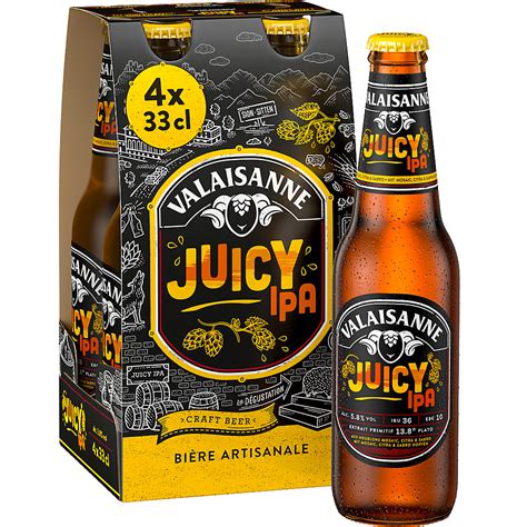 Valaisanne Juicy IPA Bière blonde Migros